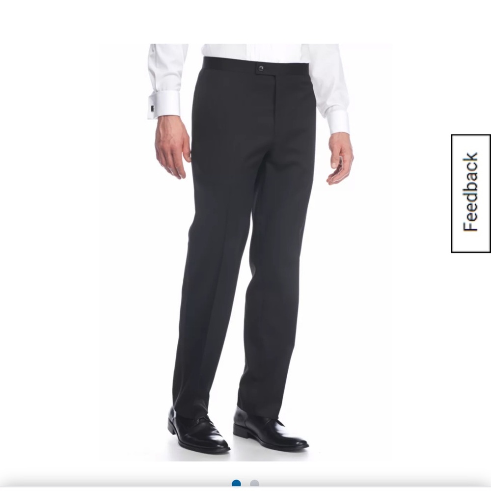 Madison Black Dress Pants for Men